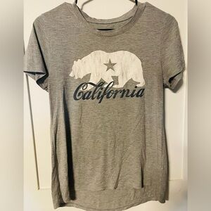 Modern Lux California Bear Gray Tee